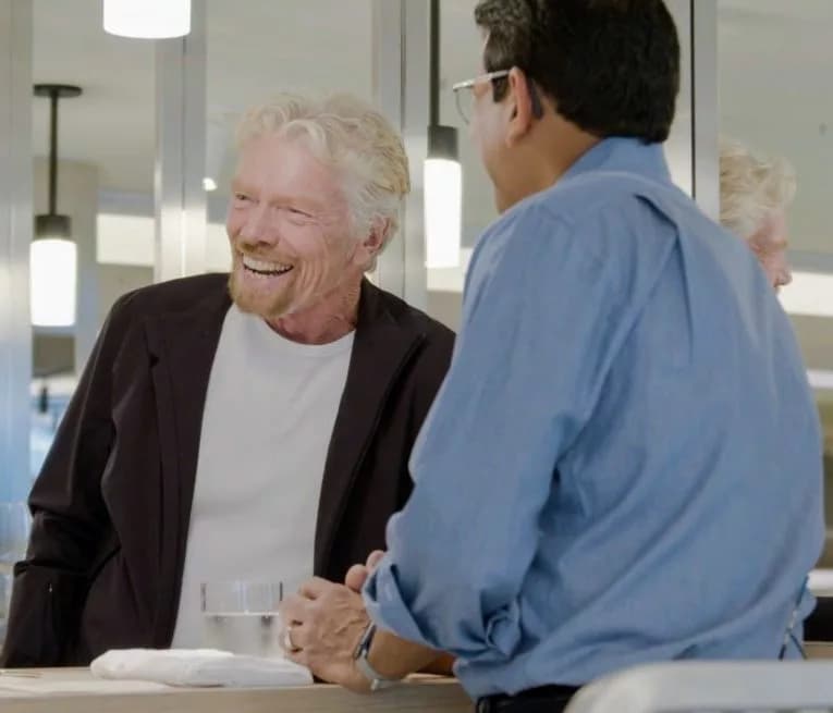 Guest Post: Richard Branson Tastes Upside Chicken